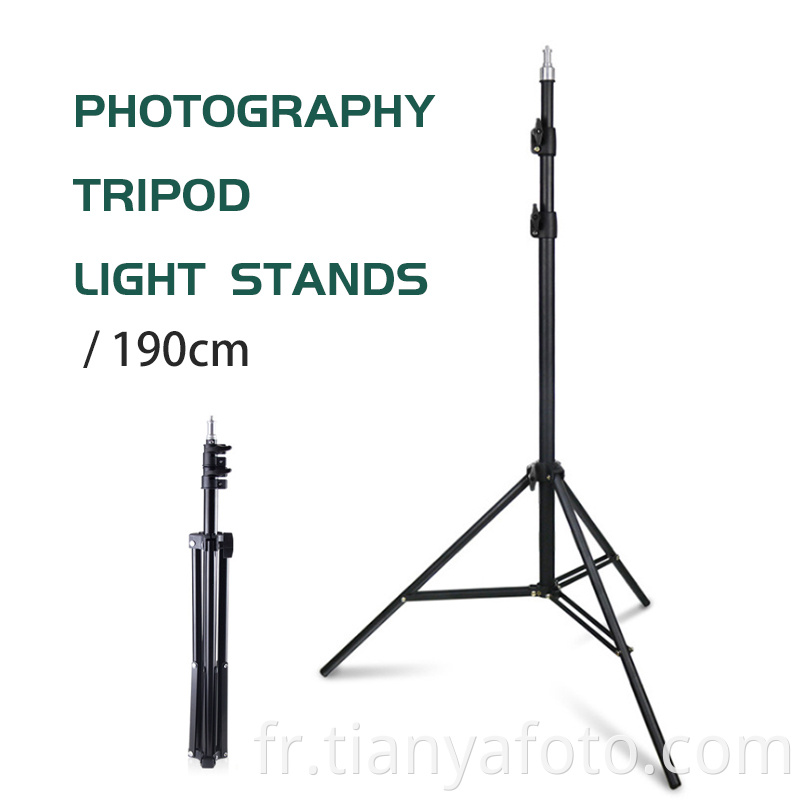 210cm téléphone led anneau lumière trépied photographie trépied lumière supports pour photographie trépied supports de lumière